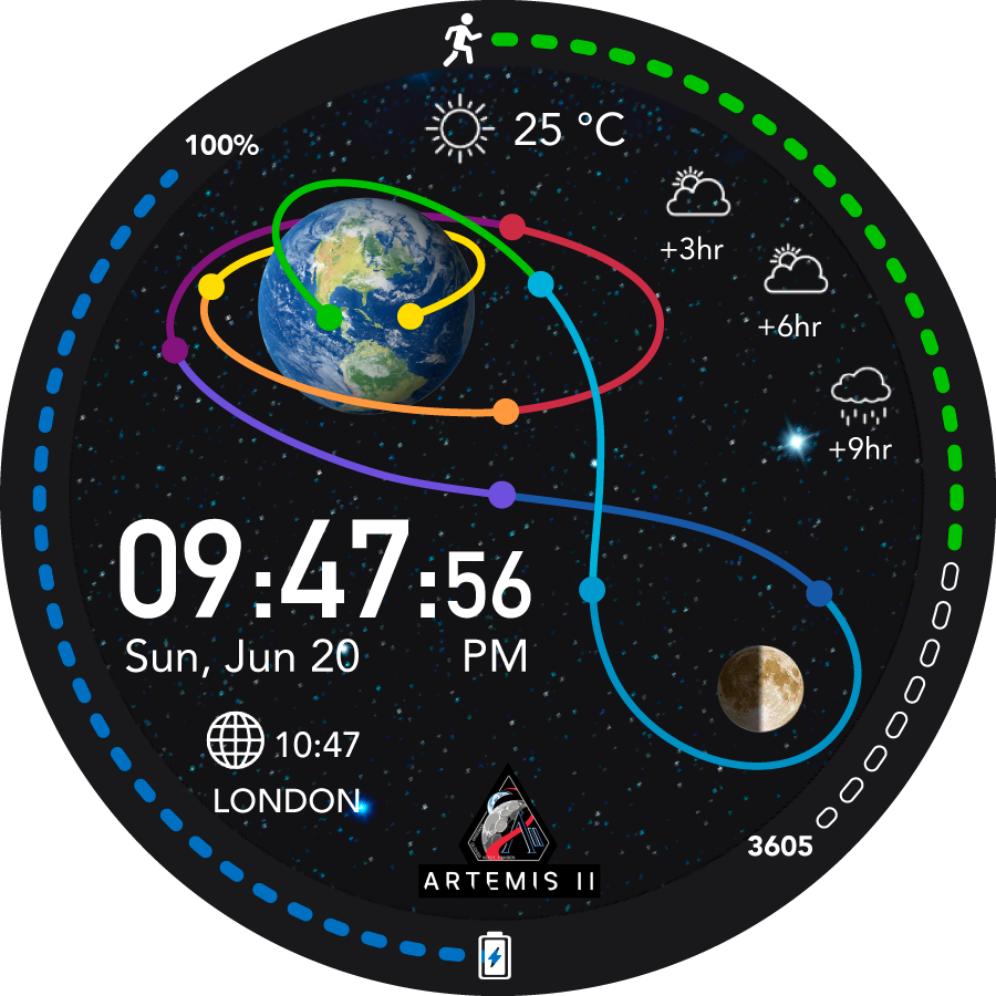 ARTEMIS watch face