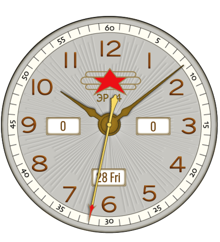 ER4 watch face